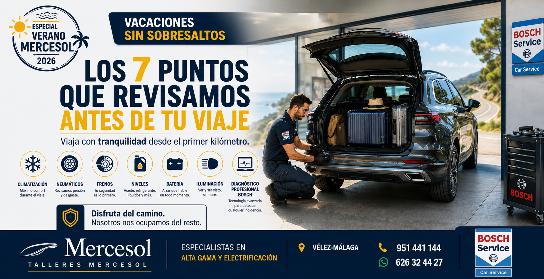 Los 7 puntos que revisamos antes de tu viaje